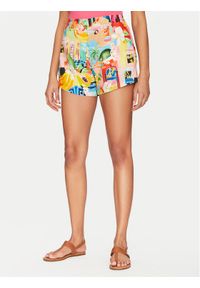 Seafolly Szorty materiałowe Cuba 55443-SH Kolorowy Relaxed Fit. Materiał: wiskoza. Wzór: kolorowy