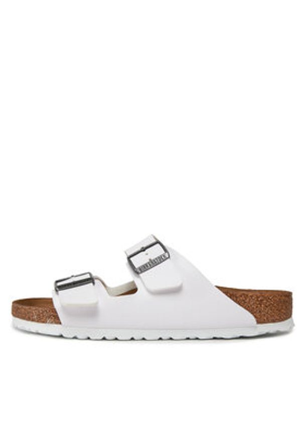 Birkenstock Klapki Arizona Birko-Flor 552681 Biały. Kolor: biały. Materiał: skóra