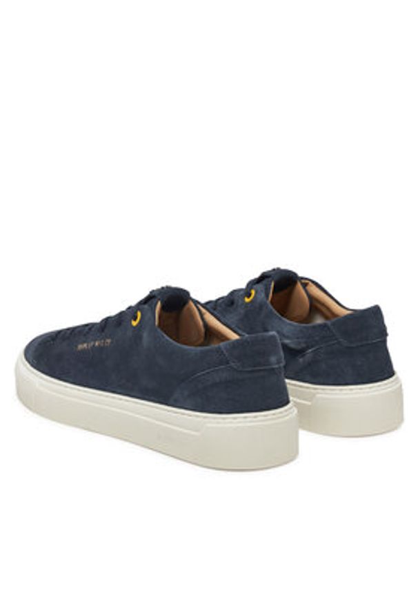 Replay - REPLAY Sneakersy GMZ6U .000.C0001L Granatowy. Kolor: niebieski. Materiał: zamsz, skóra