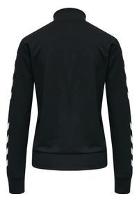 Damska bluza dresowa zapinana na zamek Hummel Legacy. Kolor: czarny. Materiał: dresówka