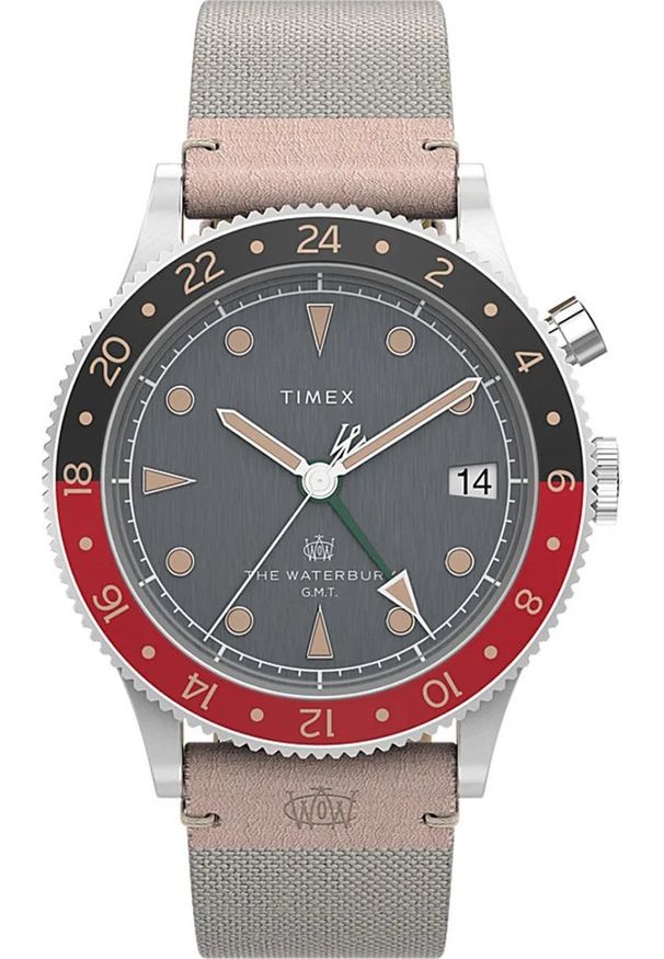 Zegarek Timex Zegarek męski Timex TW2V74100 szary. Kolor: szary