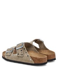 Birkenstock Klapki Arizona Rivet 1029390 Brązowy. Kolor: brązowy. Materiał: skóra, zamsz #5