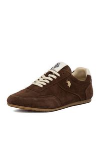 U.S. Polo Assn. Sneakersy EO-CAMMY001W/6S1 Brązowy. Kolor: brązowy. Materiał: skóra, zamsz #4