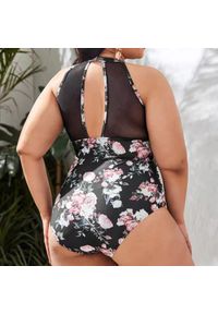 Intica - Strój kąpielowy jednoczęściowy z ozdobnymi wstawkami na plażę i basen Kya. Kolor: wielokolorowy. Materiał: materiał #5