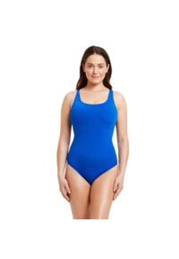 ZOGGS - Strój Kąpielowy Zoggs Cottesloe Powerback – Niebieski - Rozmiar 34. Kolor: niebieski