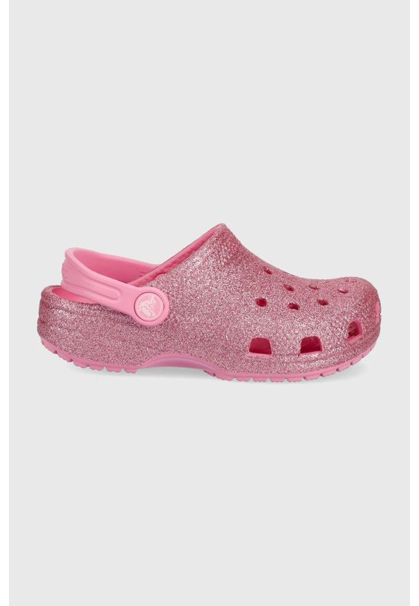 Crocs klapki dziecięce kolor fioletowy. Kolor: fioletowy