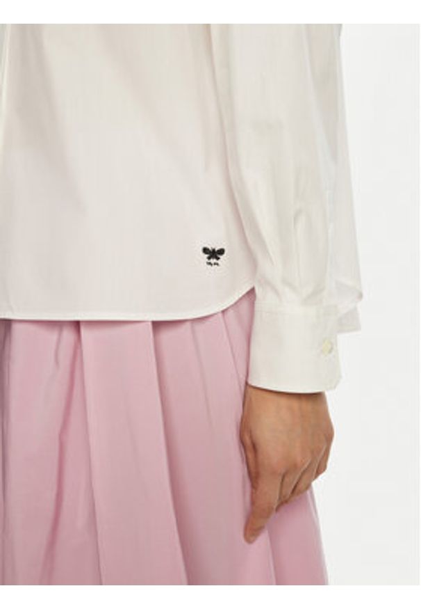 Weekend Max Mara Koszula Aureo 2515111071 Biały Oversize. Kolor: biały. Materiał: bawełna