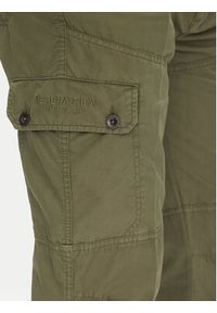 Aeronautica Militare Spodnie materiałowe 251PA1662CT3526 Khaki Regular Fit. Kolor: brązowy. Materiał: bawełna
