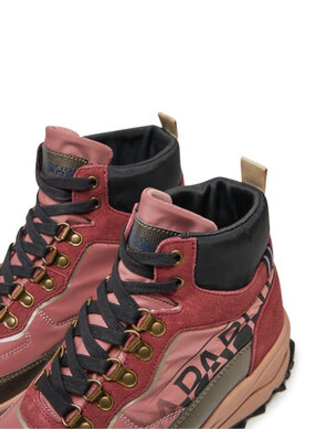 Napapijri Sneakersy NP0A4IKM Bordowy. Kolor: czerwony. Materiał: materiał
