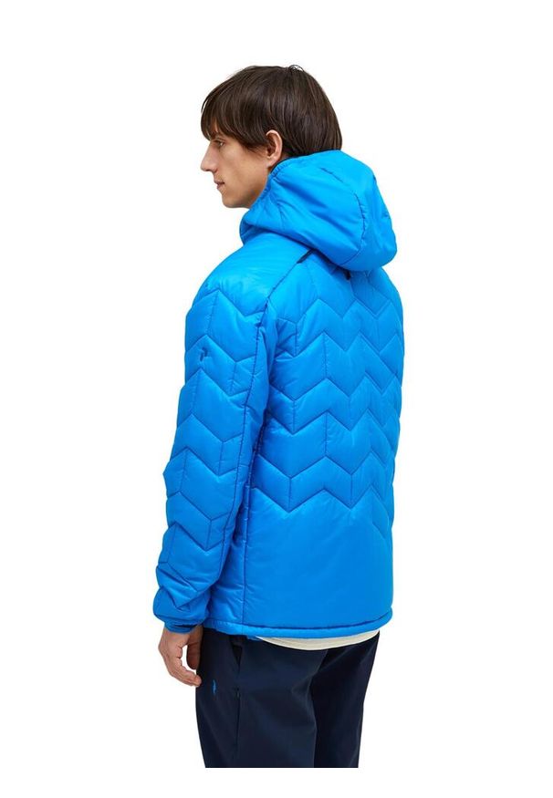 Kurtka Peak Performance męska Elevate Liner Hood niebieska - S. Kolor: niebieski