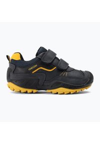 Buty do chodzenia dla dzieci Geox New Savage. Kolor: czarny, wielokolorowy, niebieski, żółty. Sport: turystyka piesza