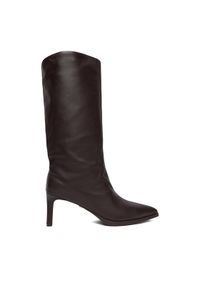 Gino Rossi - GINO ROSSI Kozaki EO-SLT2636-1203-3R Brązowy. Kolor: brązowy. Materiał: skóra #1