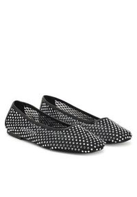 Steve Madden Baleriny Auden SM11003566 Czarny. Kolor: czarny. Materiał: materiał #4