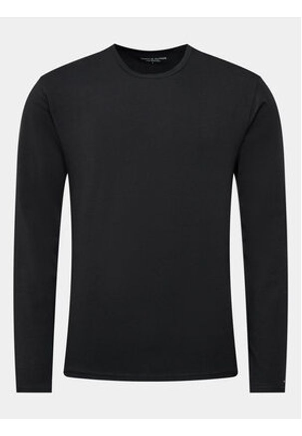 TOMMY HILFIGER - Tommy Hilfiger Komplet 3 longsleeve UM0UM03022 Czarny Slim Fit. Kolor: czarny. Materiał: bawełna. Długość rękawa: długi rękaw