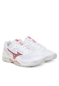 Mizuno Buty halowe Wave Phantom 3 X1GB2260 73 Biały. Kolor: biały. Materiał: skóra. Model: Mizuno Wave #6