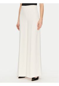 TwinSet - TWINSET Spodnie palazzo 251TP2102 Écru Wide Leg. Materiał: syntetyk