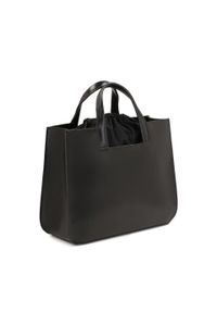 Kazar - Czarna torebka skórzana z wyjmowanym wkładem z tkaniny. Kolor: czarny. Materiał: skórzane. Rodzaj torebki: do ręki #3