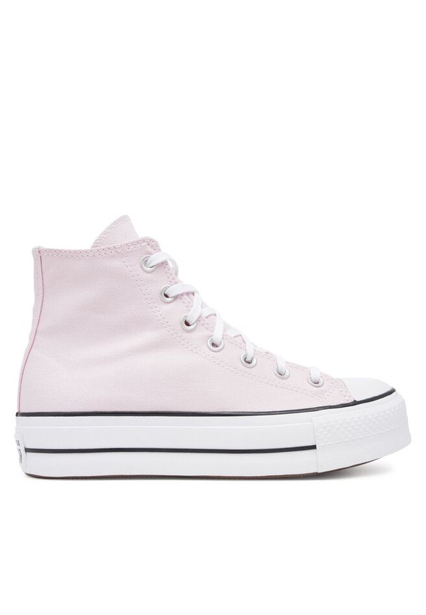 Trampki Converse. Kolor: różowy. Obcas: na platformie