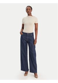 Guess Bluzka W6RP16 KD012 Beżowy Regular Fit. Kolor: beżowy. Materiał: syntetyk #2