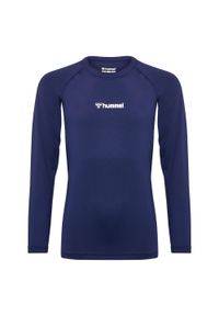 Dziecięcy dżersej z długim rękawem Hummel Bl Performance. Kolor: niebieski. Materiał: jersey. Długość rękawa: długi rękaw. Długość: długie. Sport: koszykówka #1