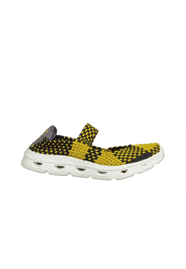 Rock Spring - Półbuty Rock Django Mustang Brix 032031, Żółty, Materiał - 38. Zapięcie: pasek. Kolor: żółty. Materiał: tkanina. Szerokość cholewki: normalna. Sezon: lato. Styl: rockowy