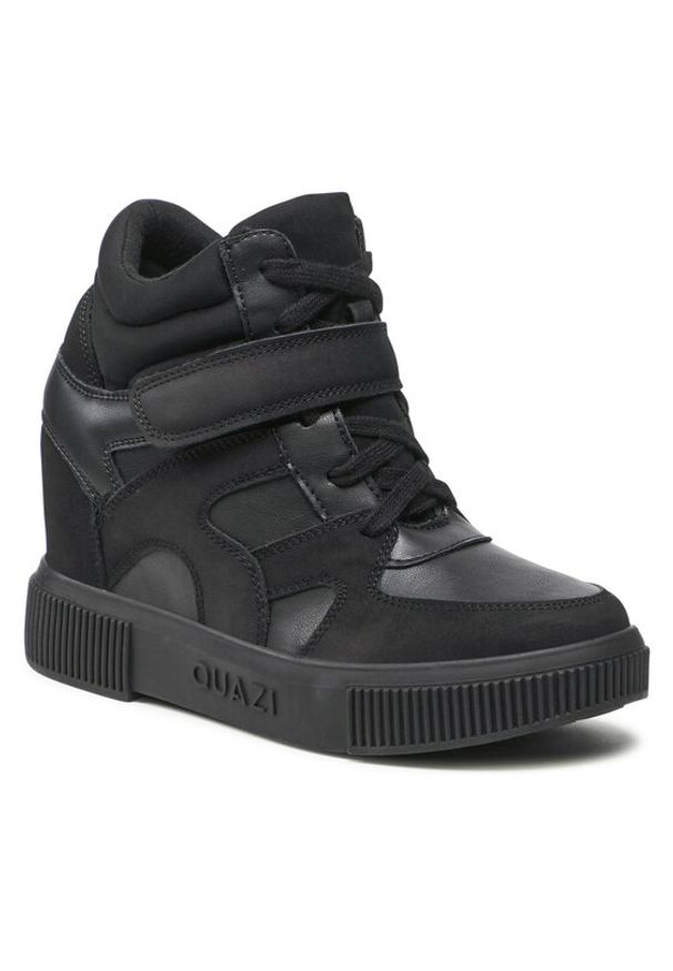 Sneakersy QUAZI. Kolor: czarny