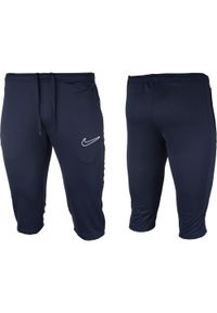 Spodnie Sportowe męskie Nike NK Df Academy. Kolor: niebieski. Długość: krótkie. Sezon: lato