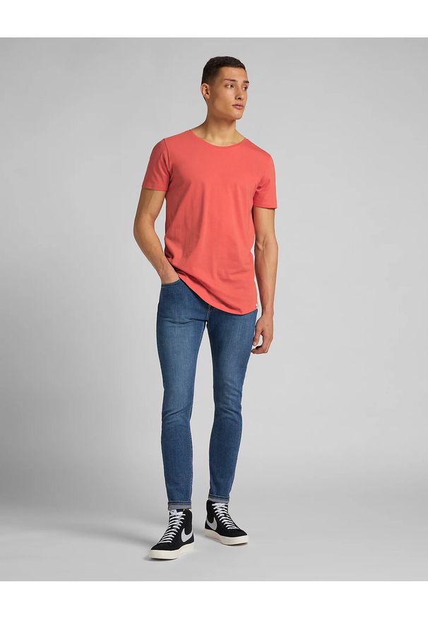 Lee - MĘSKI T-SHIRT LEE ELONGATED TEE WASHED RED L62JEPQM 112114659