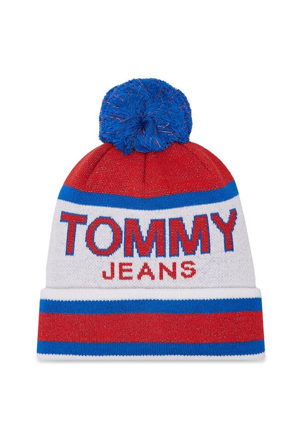 Czapka Tommy Jeans. Wzór: kolorowy