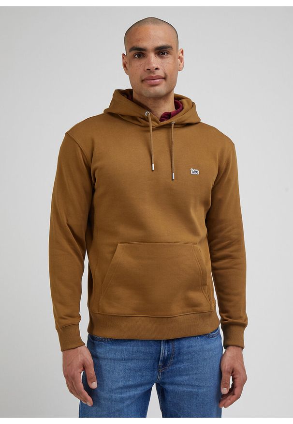 Lee - LEE PLAIN HOODIE MĘSKA BLUZA Z KAPTUREM TUMBLEWEED L80YRF84. Typ kołnierza: kaptur