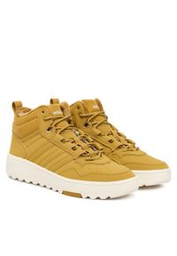 Adidas - adidas Sneakersy Hoops 4.0 Mid JQ5365 Żółty. Kolor: żółty. Materiał: skóra #6