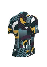 ALÉ CYCLING - Koszulka rowerowa męska Alé Cycling PR-E Games. Kolor: fioletowy, brązowy, wielokolorowy, żółty. Sport: kolarstwo