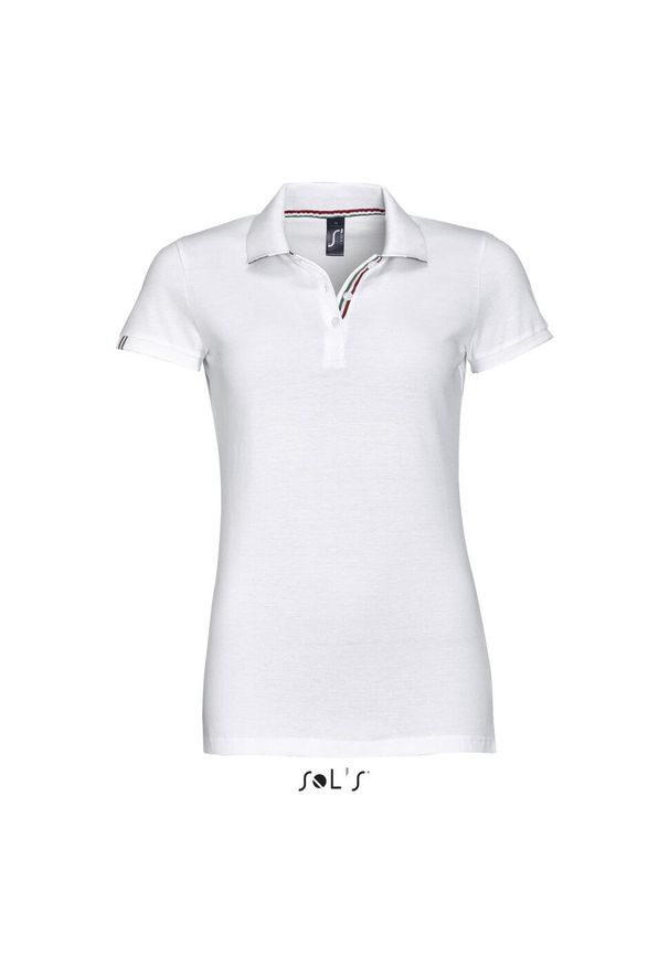SOL'S - Damska koszulka polo Sol's Patriot. Typ kołnierza: polo. Kolor: niebieski. Styl: sportowy