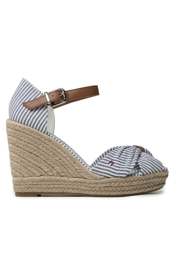 TOMMY HILFIGER - Espadryle Tommy Hilfiger. Kolor: niebieski