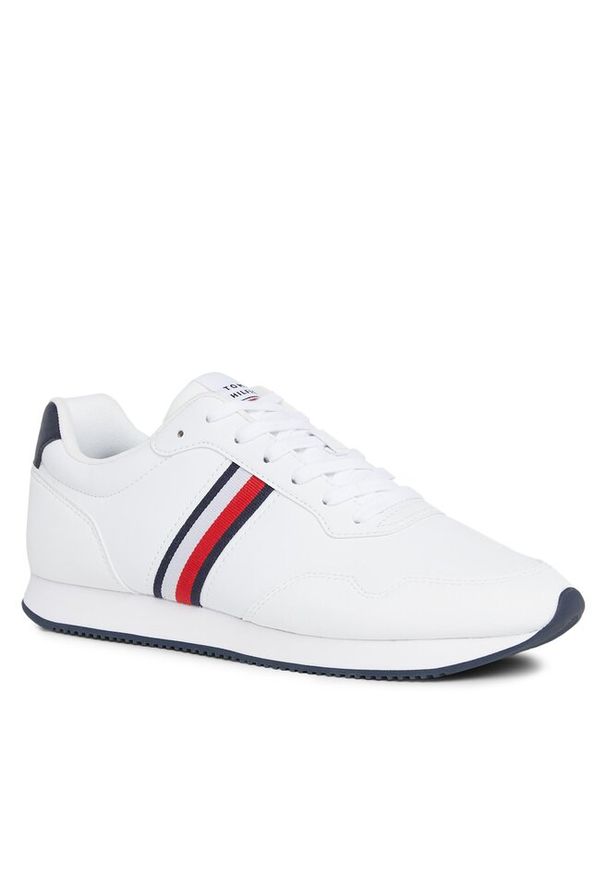 TOMMY HILFIGER - Sneakersy Tommy Hilfiger. Kolor: biały