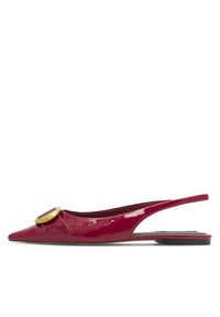 Nine West Baleriny WFA2551-1 Czerwony. Kolor: czerwony. Materiał: skóra #6