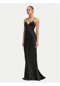 Elisabetta Franchi Sukienka wieczorowa AB-R53-62E2-V760 Czarny Slim Fit. Kolor: czarny. Materiał: syntetyk. Styl: wizytowy #1