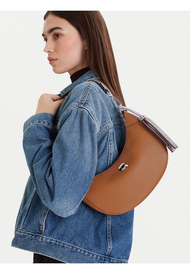 Karl Lagerfeld - KARL LAGERFELD Torebka A4W30007 Brązowy. Kolor: brązowy. Materiał: skórzane