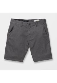 Krótkie spodenki Volcom Fricking Modern 19 w kolorze węgiel melanż. Kolor: szary. Długość: krótkie. Wzór: melanż. Sport: skateboard #1