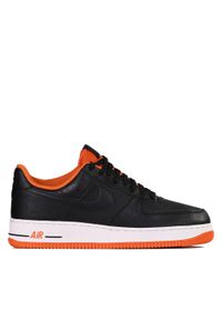 Nike - Buty do koszykówki męskie nike air force 1 low ’07 premium halloween glow. Kolor: czarny. Materiał: guma, materiał, skóra. Model: Nike Air Force. Sport: koszykówka