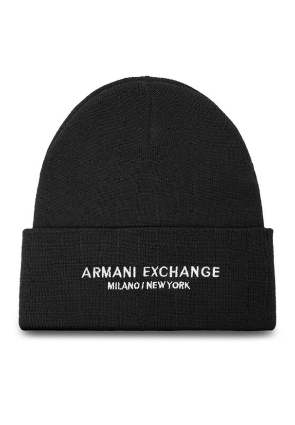 Armani Exchange Czapka XM001637 AF16950 UC001 Czarny. Kolor: czarny. Materiał: poliester, materiał