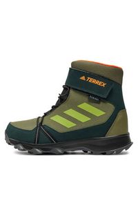 Adidas - adidas Trekkingi Terrex Snow Cf R.Rdy K GZ1178 Zielony. Kolor: zielony. Materiał: materiał #5