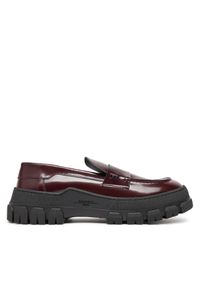 Loafersy Weekend Max Mara. Kolor: czerwony