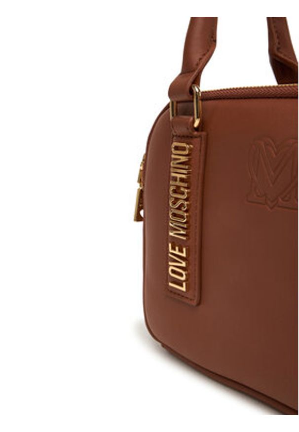 Love Moschino - LOVE MOSCHINO Torebka JC4295PP1NL1531A Brązowy. Kolor: brązowy. Materiał: skórzane