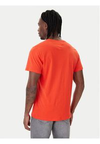 Tommy Jeans T-Shirt Essential DM0DM20740 Pomarańczowy Slim Fit. Kolor: pomarańczowy. Materiał: bawełna #4