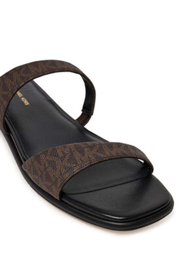 MICHAEL Michael Kors Klapki Jaida 40S5JDFS1B Brązowy. Kolor: brązowy. Materiał: materiał