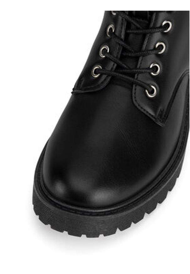 Jenny Fairy Trzewiki WFA3030-1 Czarny. Kolor: czarny. Materiał: skóra