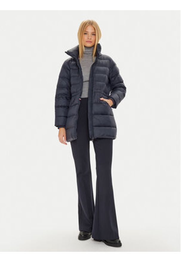 TOMMY HILFIGER - Tommy Hilfiger Kurtka puchowa WW0WW43119 Granatowy Regular Fit. Kolor: niebieski. Materiał: syntetyk. Sezon: zima
