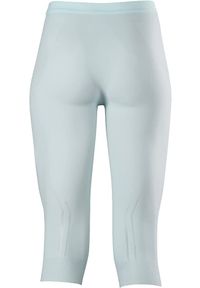 Legginsy techniczne damskie Falke Ergonomic Cool 3/4. Kolor: zielony. Materiał: elastan, poliester, poliamid