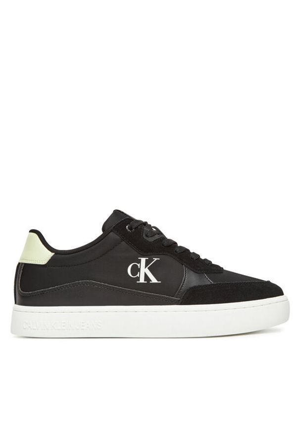 Calvin Klein Jeans Sneakersy Classic Cupsole Mg Nylon Mix YM0YM01304 Czarny. Kolor: czarny. Materiał: skóra